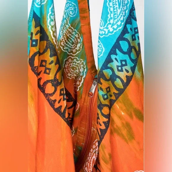 NEW Ruggine Colorful Boho Shoulder Bag with Zipper & Paisley Print BNIP - Picture 10 of 10